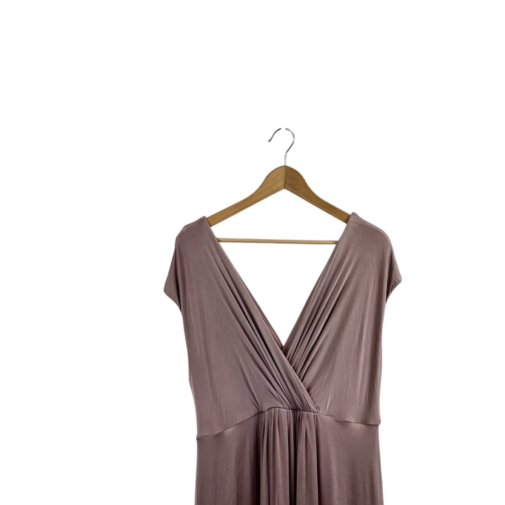 Tiffany Rose Maternity Francesca French Jersey Fabric V-Neck Maxi Dress Sz 6 - Picture 5 of 8